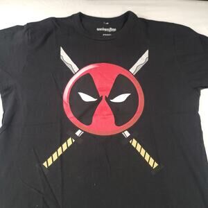 Marvel Deadpool Casual Pullover Short Sleeve T Shirt Adult Mens Size M Black